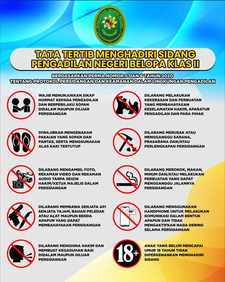 tata tertib persidangan